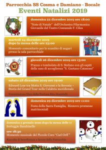 Natale 2019 Parrocchia Bocale