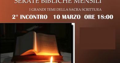 SERATE BIBLICHE MENSILI MARZO 2019